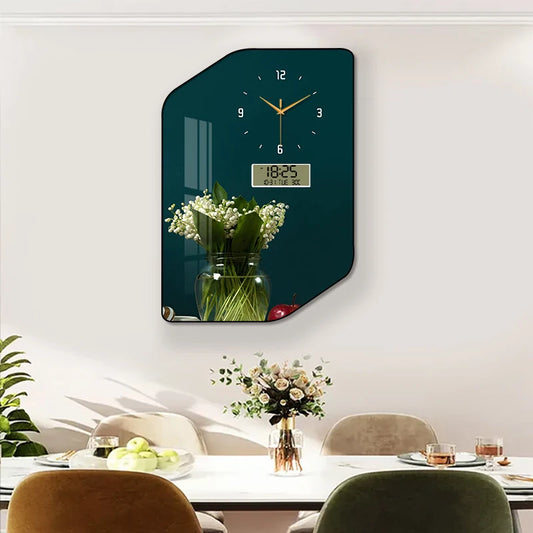 Purilite Select Large Size Aluminum Alloy Framed Artwork Wall Clock