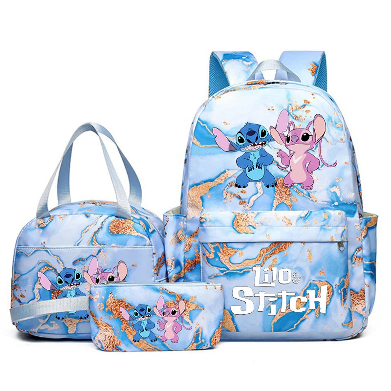 Purilite Select 3PCS Lilo & Stitch School Bag Set