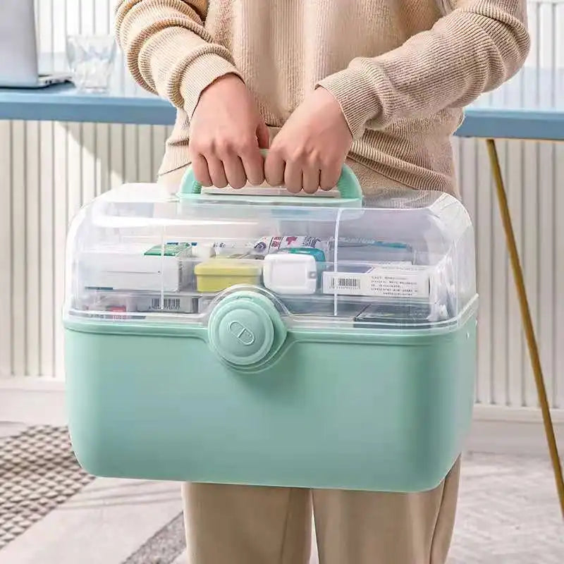 Purilite Select Large Capacity Family Medicine Organizer Box