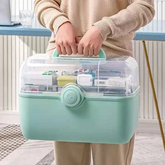 Purilite Select Large Capacity Family Medicine Organizer Box