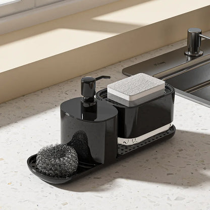 Purilite Select 2-in-1 Kitchen Dish Soap Dispenser with Sponge Holder