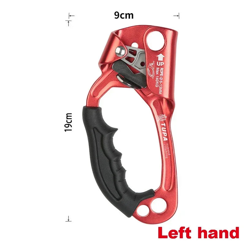 Purilite Select Professional SRT Hand Ascender | Left & Right Hand Rope Climbing Device | Outdoor Mountaineering Tool