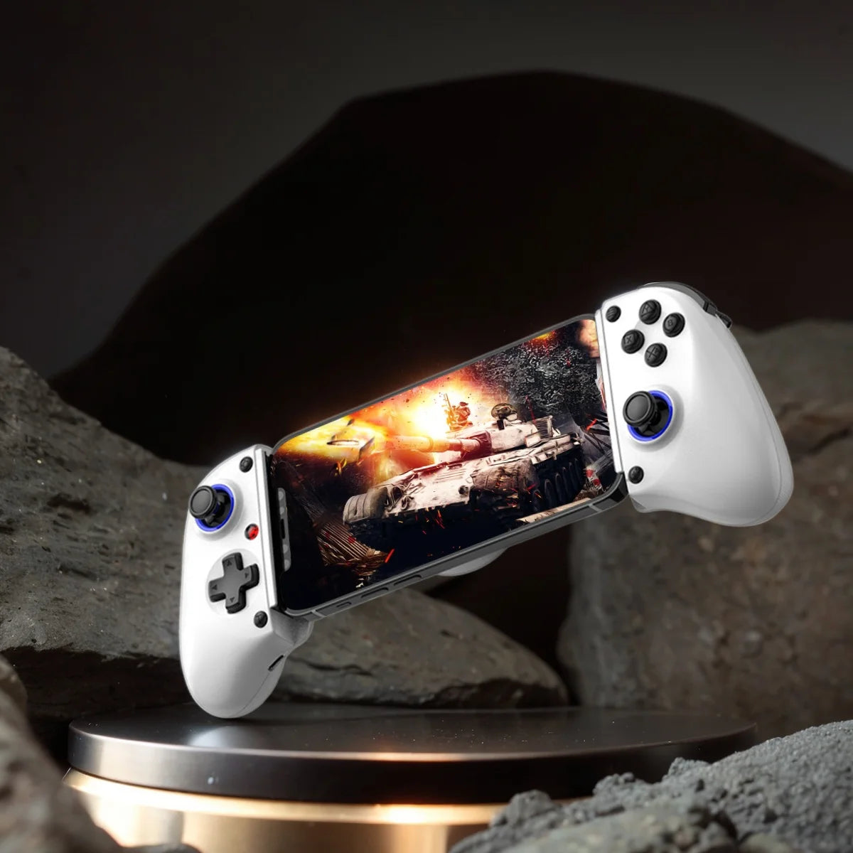 Purilite Select Wireless Mobile Game Controller | Bluetooth Telescopic Gamepad for Android iOS PC and Console | Stretchable Gaming Controller with Dual Vibration | Pack of 2