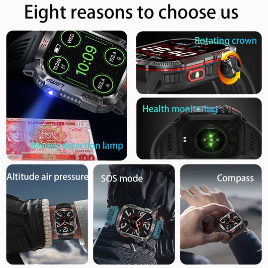 New Military GPS Smart Watch for Men