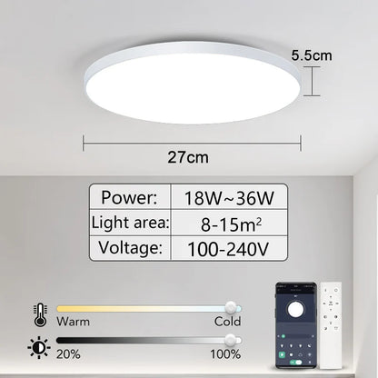 Purilite Select Smart LED Ceiling Lamp.