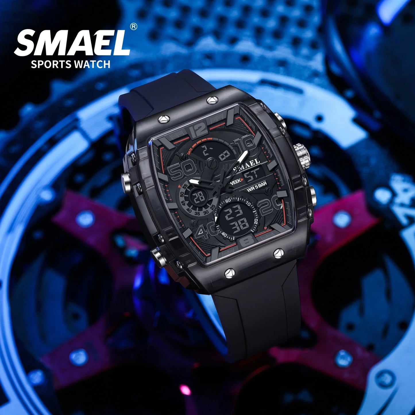 SMAEL 8109 Men’s Multifunctional Sports Watch