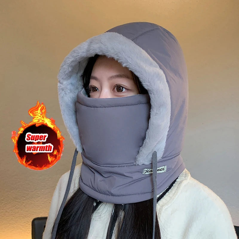 Purilite Select | Thermal Balaclava Scarf 3-in-1 | Winter Windproof Hood Hat | Plush Neck Warmer Face Cover for Outdoor Activities