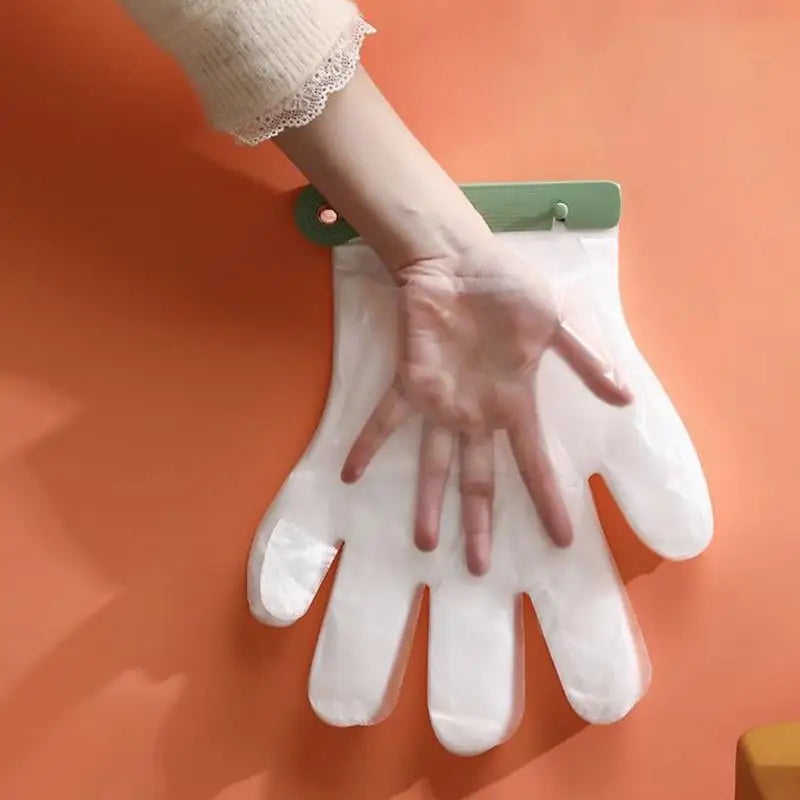 Purilite Select Wall Mounted Disposable Glove Holder Organizer with 300 Food Handling Gloves – Kitchen Hygiene Storage Dispenser