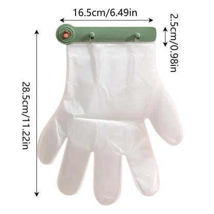 Purilite Select Wall Mounted Disposable Glove Holder Organizer with 300 Food Handling Gloves – Kitchen Hygiene Storage Dispenser