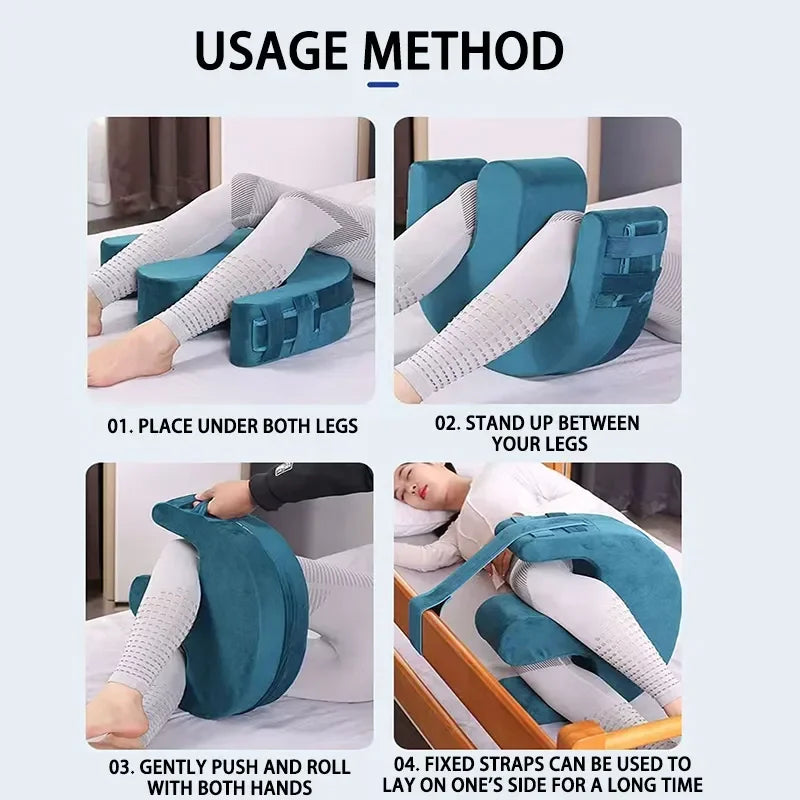 Purilite Select Disabled Turning Assistance Cushion | Anti-Bedsore Roll Over Device | Elderly Bedridden Patient Support | Leg Bone Care