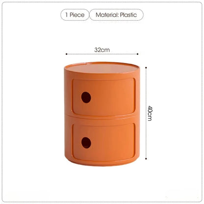 Purilite Select Nordic Net Red Bedside Cabinet