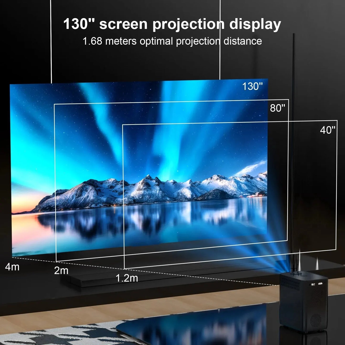 Purilite Select S30MAX Android WiFi 4K Smart Portable Projector