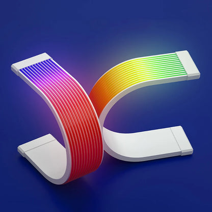 PURILITE SELECT FLEXIBLE ARGB RGB LED LIGHT STRIP BAR FOR PC CASE, ATX 24-PIN PSU COVER & GPU CABLE MOD – GAMING PC RGB LIGHTING