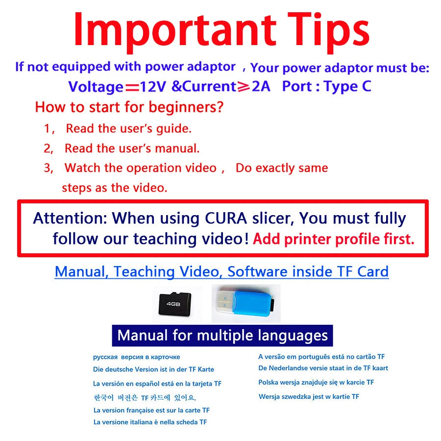 Purilite Select EasyThreed K10 Entry-Level 3D Printer