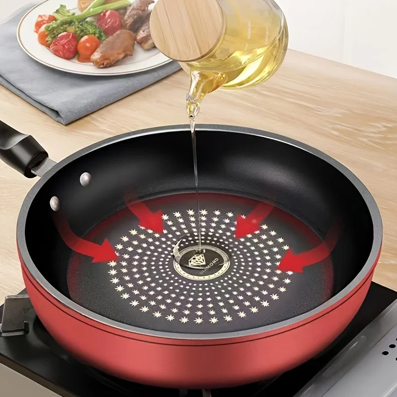 Purilite Select 24cm Cast Iron Nonstick Honeycomb Omelette Pan