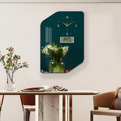 Purilite Select Large Size Aluminum Alloy Framed Artwork Wall Clock