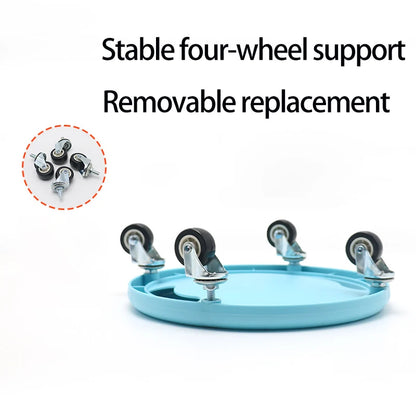 Purilite Select Abdominal Disc Roller Board | 360° Four-Wheel Abs Training Skateboard for Core & Strength Fitness