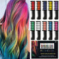 Purilite Select | Temporary Hair Dye Chalk Comb Set 10 Colors | Washable Hair Coloring Kit | Portable Styling Tool