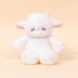 Purilite Select Fluffy Sitting Cattle Plush Toy Soft Stuffed Animal Doll Cozy PP Cotton Companion Gift for Kids & Home Decor