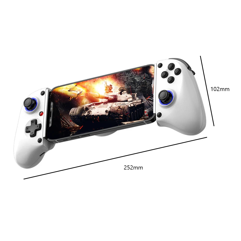 Purilite Select Wireless Mobile Game Controller | Bluetooth Telescopic Gamepad for Android iOS PC and Console | Stretchable Gaming Controller with Dual Vibration | Pack of 2