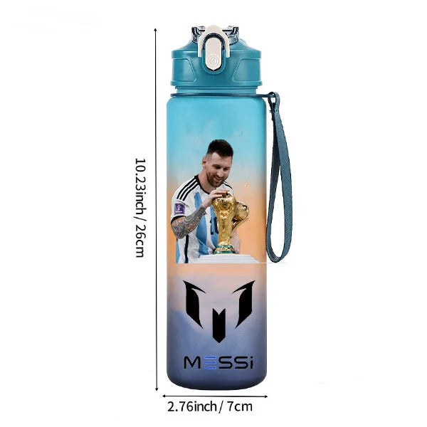 Purilite Select Lionel Messi 700ML Blue Water Bottle