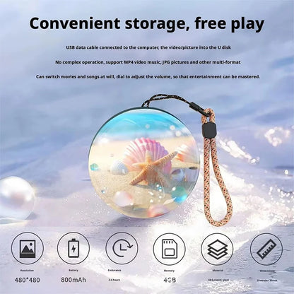 Purilite Select APP WiFi Upgraded 3D Crystal Video Ball – Customizable Audio-Visual Display Gift