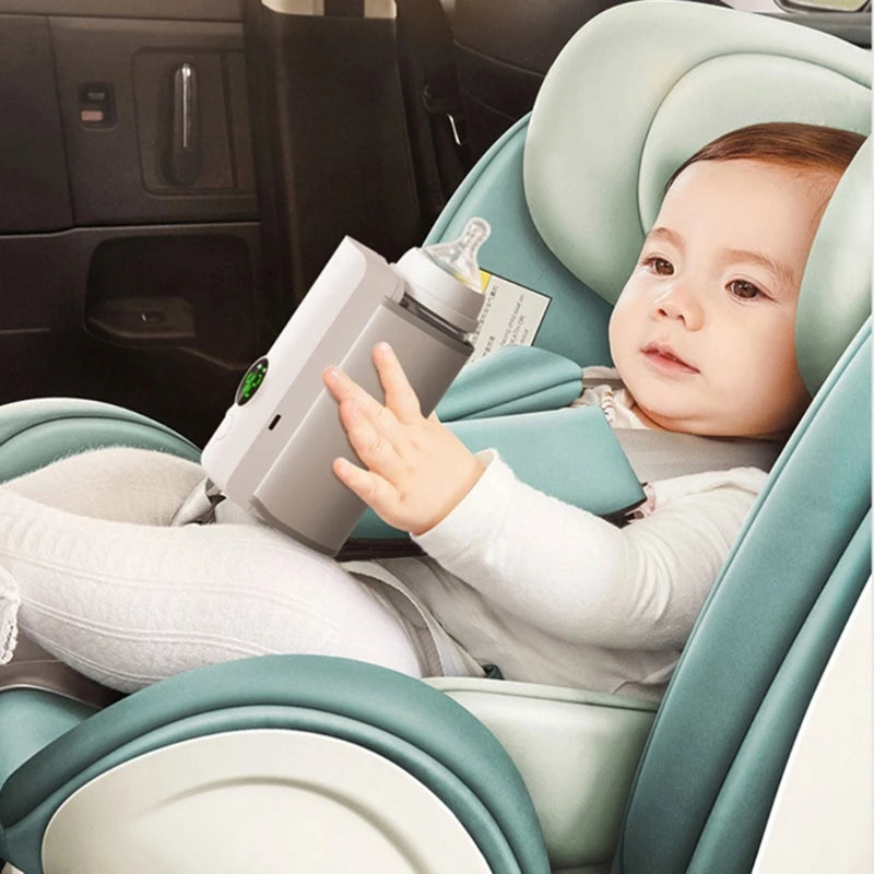 Purilite Select Portable Baby Bottle Warmer | 6-Gear Adjustable Quick Heating | Travel Milk Warmer for Most Bottles G2TD