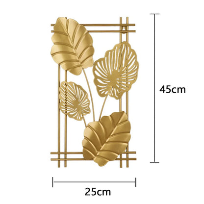 Purilite Select Golden Rectangle Metal Wall Hanging