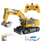 Purilite Select Alloy RC Excavator Truck Remote Control Engineering Vehicle Toy for Kids