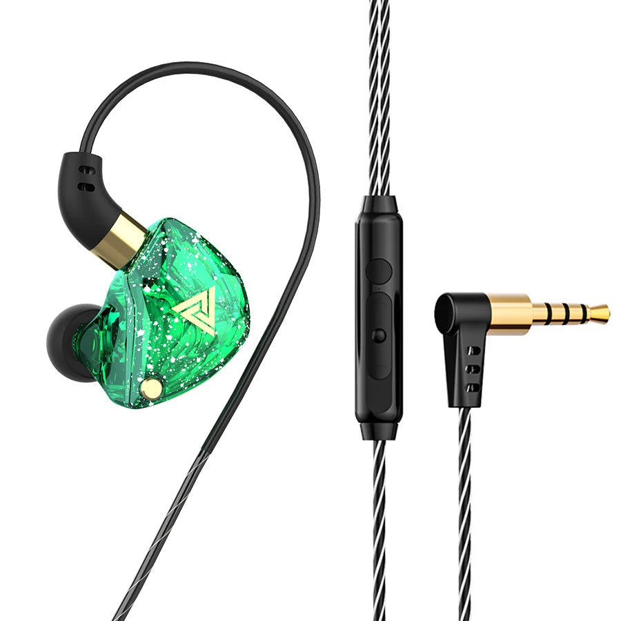 Purilite Select QKZ AK6 Copper Driver HiFi Wired Earphones 3.5MM
