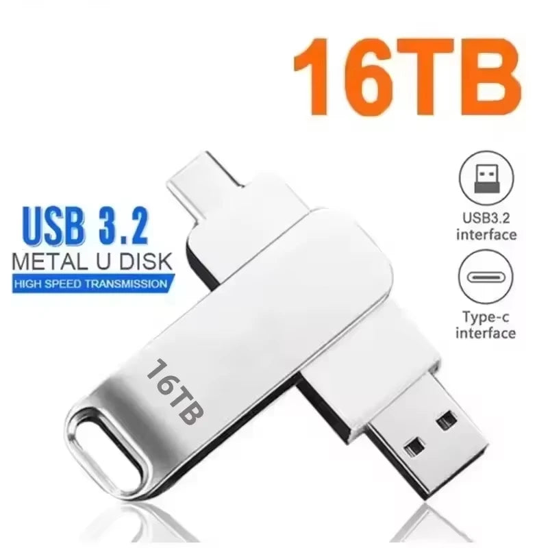 Purilite Select USB 3.2 High-Speed Metal Flash Drive, Portable Waterproof USB Memory Stick for PC, Laptop & Data Storage