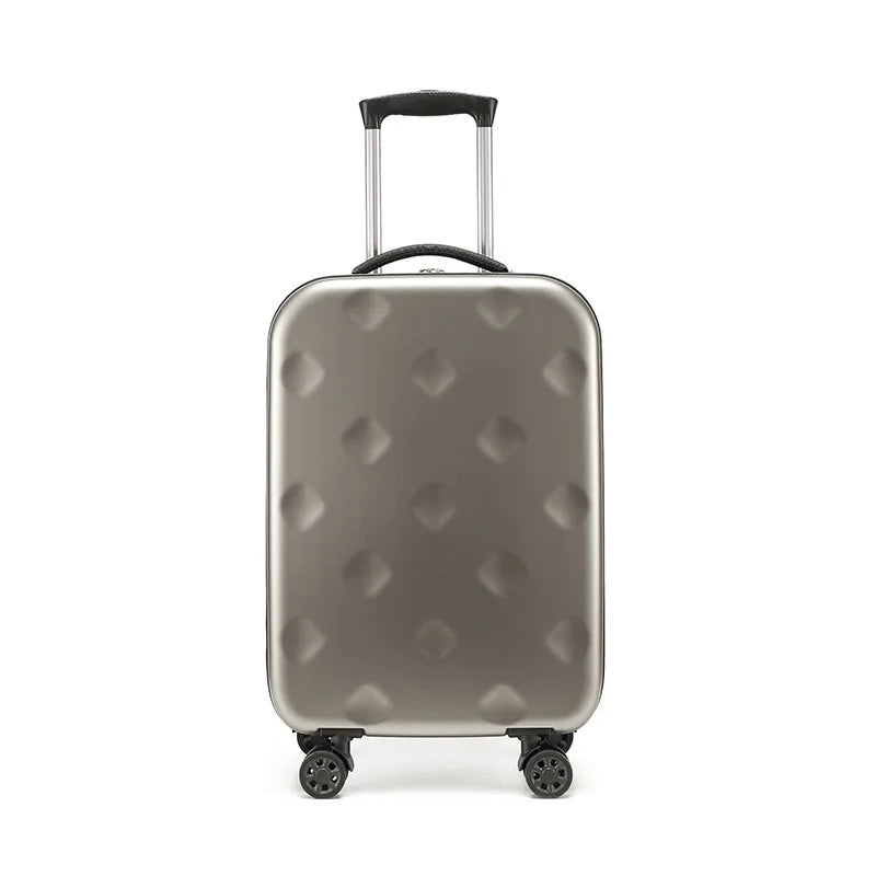 Purilite Select Foldable Travel Suitcase with Spinner Wheels | Lightweight ABS Rolling Luggage with Password Lock | Compact Collapsible Trolley Case
