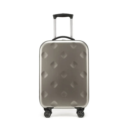 Purilite Select Foldable Travel Suitcase with Spinner Wheels | Lightweight ABS Rolling Luggage with Password Lock | Compact Collapsible Trolley Case
