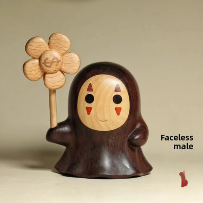 Purilite Select Solid Wood Panda Toothpick Holder