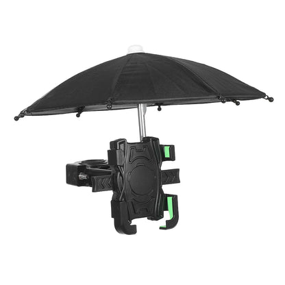 Purilite Select Waterproof Bike Phone Holder with Sunshade Umbrella Mount for Cycling Navigation (Set of 2)