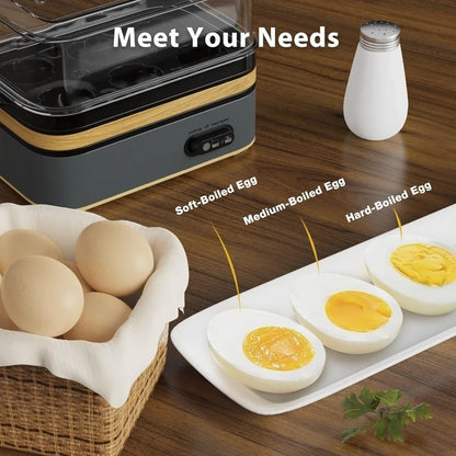 Purilite Select Rapid Electric Egg Cooker 6-Egg Capacity BPA-Free Fast Boil Steamer