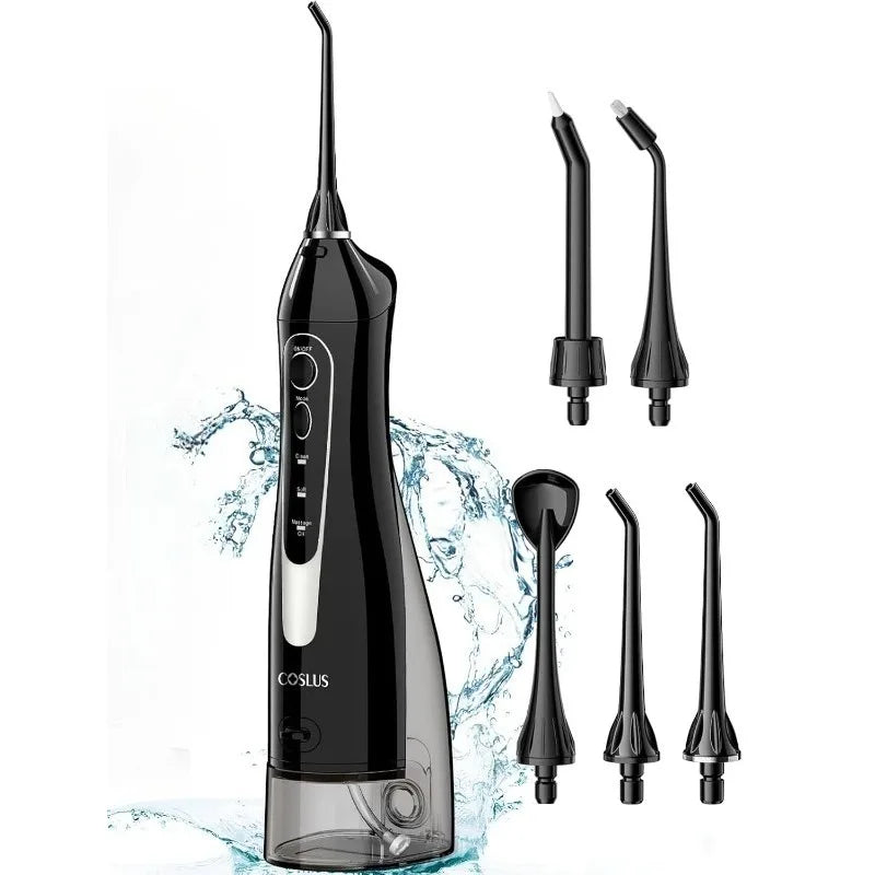 Purilite Select Electric Household Portable Dental Irrigator | Teeth Cleaning Water Flosser | Tooth Grinding &amp; Dental Floss Cleaner