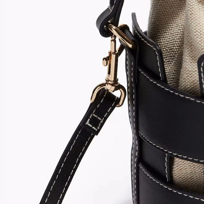 Purilite Select Hollow Out Crossbody Bucket Bag
