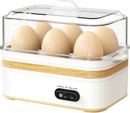 Purilite Select Rapid Electric Egg Cooker 6-Egg Capacity BPA-Free Fast Boil Steamer