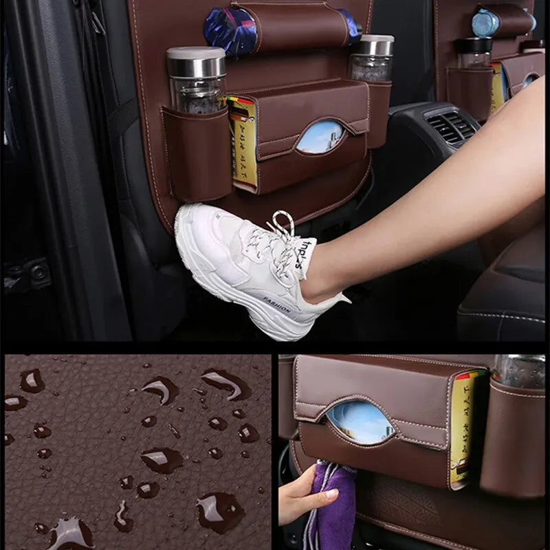 Purilite Select Car Seat Back Organizer with Foldable Table Tray
