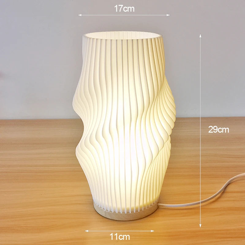 Purilite Select French Cream Style 3D Desk Lamp