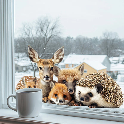 Purilite Select Transparent Animal Glass Sticker