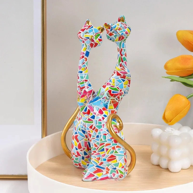 Purilite Select Luxury Couple Cat Figurine