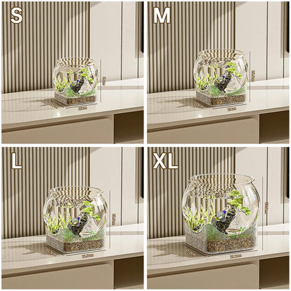 Purilite Select Clear Round Desktop Fish Tank