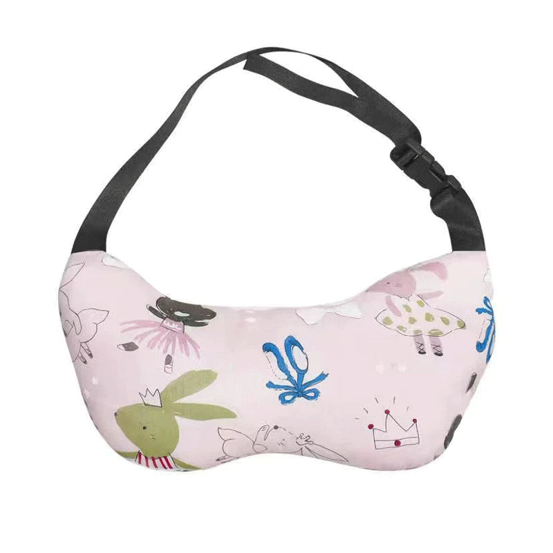 Purilite Select Car Sleeping Safety H-Shape Travel Pillow | Adjustable Head & Neck Support Cushion for Kids and Adults