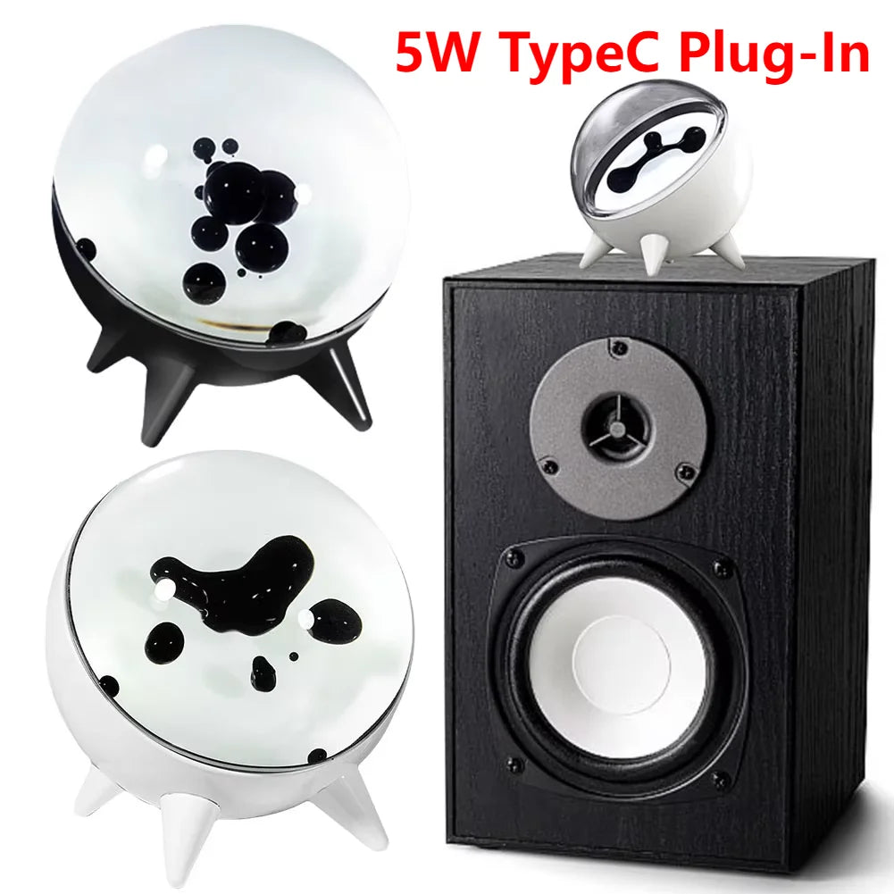 Purilite Select | Ferrofluid Music Rhythm Lamp | Magnetic Fluid Visual Display Light for Desktop and Speaker Companion