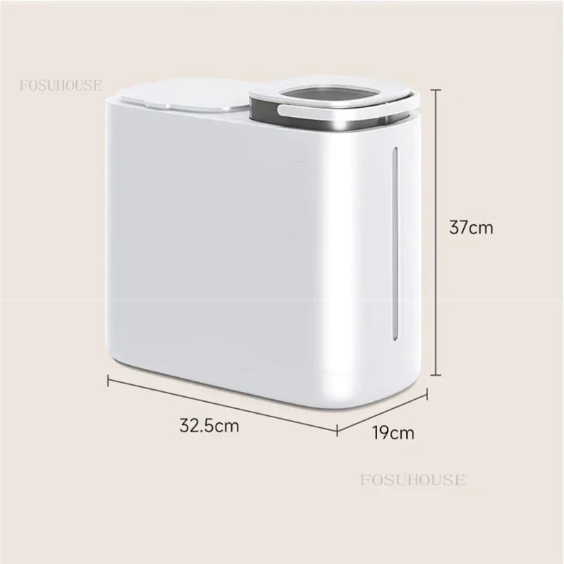 Purilite Select Dry and Wet Separation Tea Waste Bin Dual Compartment Household Trash Can