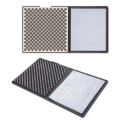 Purilite Select Disinfecting Shoe Sanitizing Entrance Doormat with Non-Slip Backing – Dual Zone Absorbent Floor Mat for Home and Office