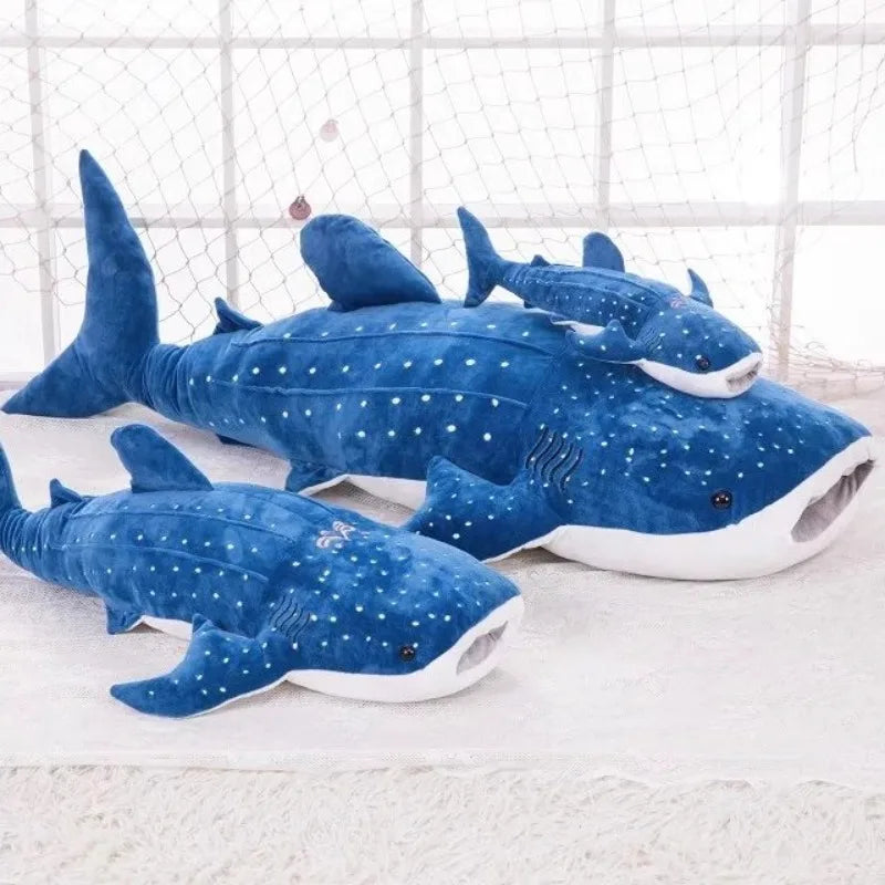 Purilite Select Large Whale Shark Body Pillow | Long Cute Fish Plush Sofa Decorative Back Cushion & Sleeping Pillow