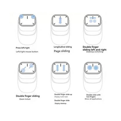 Purilite Select Wireless Air Mouse Touchpad Presenter with Bluetooth Connectivity